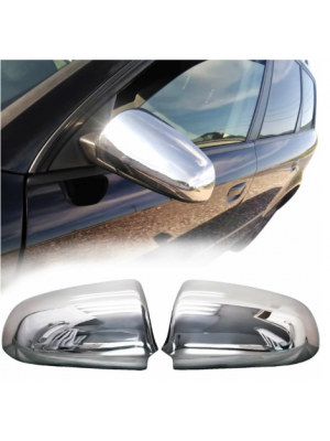 Nerezové kryty zpětných zrcátek Audi A3 / A4 / A6 (2003-2008)